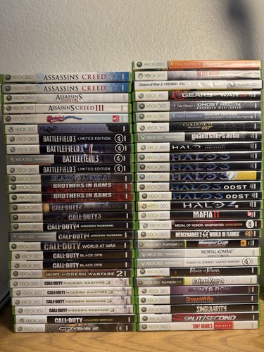 Xbox 360 games lot bundle - 360,