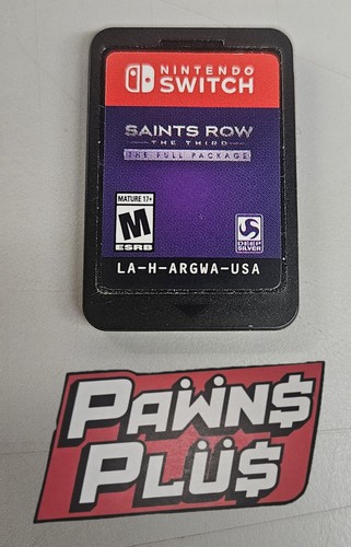 Nintendo switch saints row - row, the